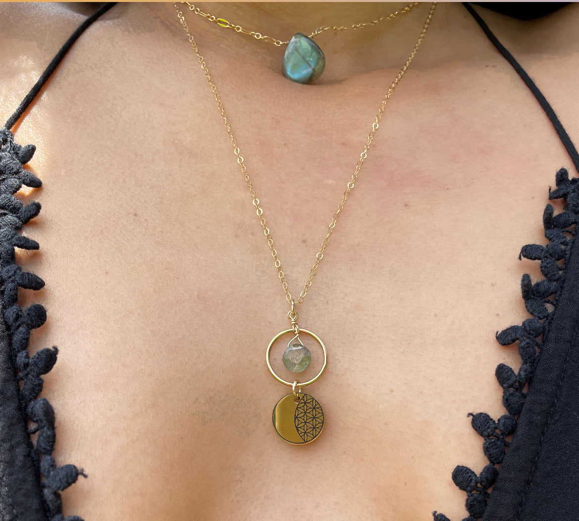 Joy Luna Circle of Transformation Necklace